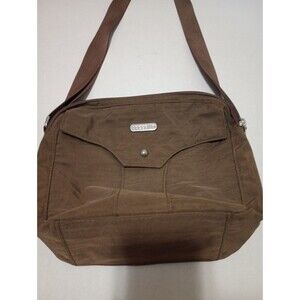 BAGGALLINI Purse Crossbody Brown Everyday Shoulder Bag Travel  Blue Inside
